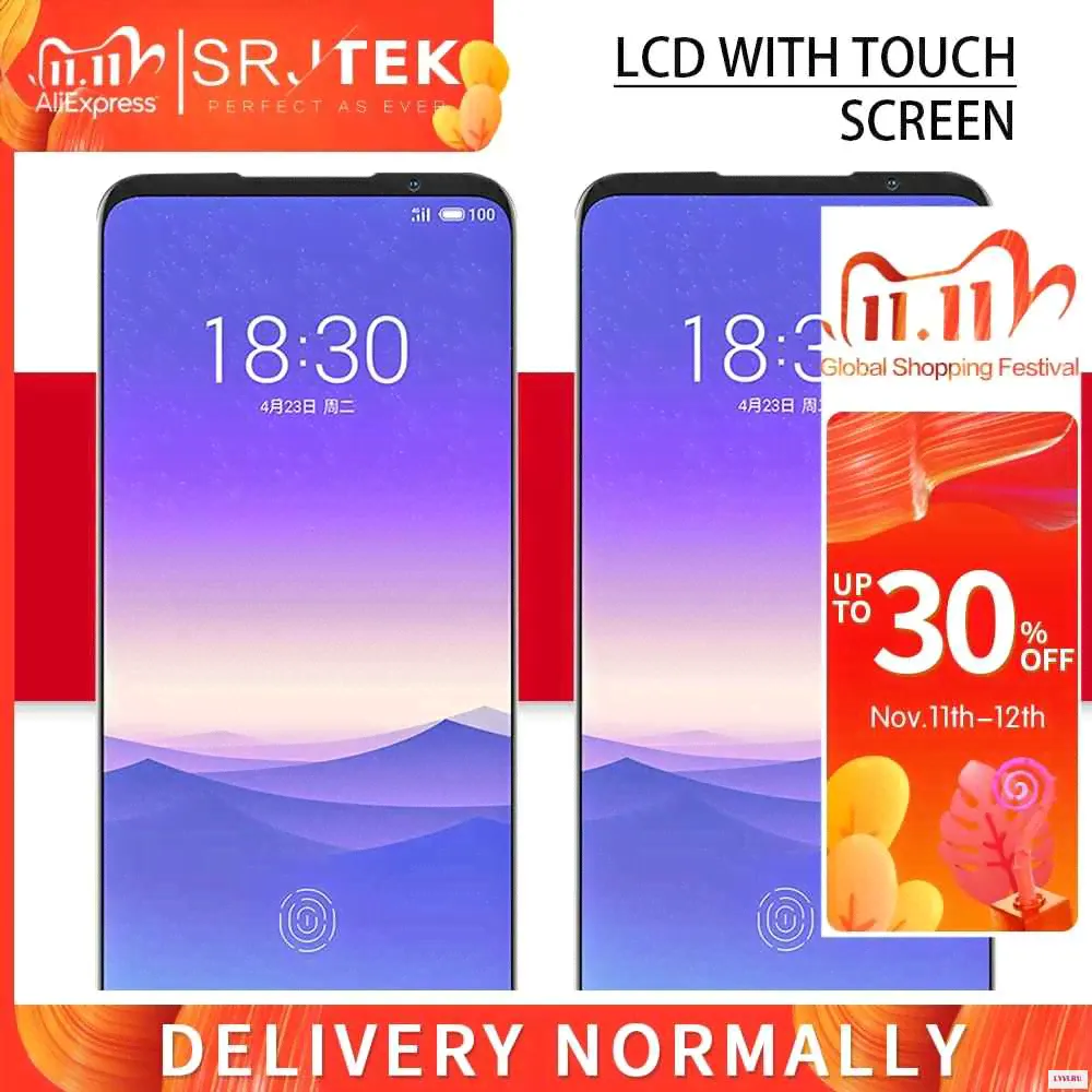 ЖК панель для Meizu 16XS сенсорный экран дигитайзер сенсорное стекло дисплея 16X-0