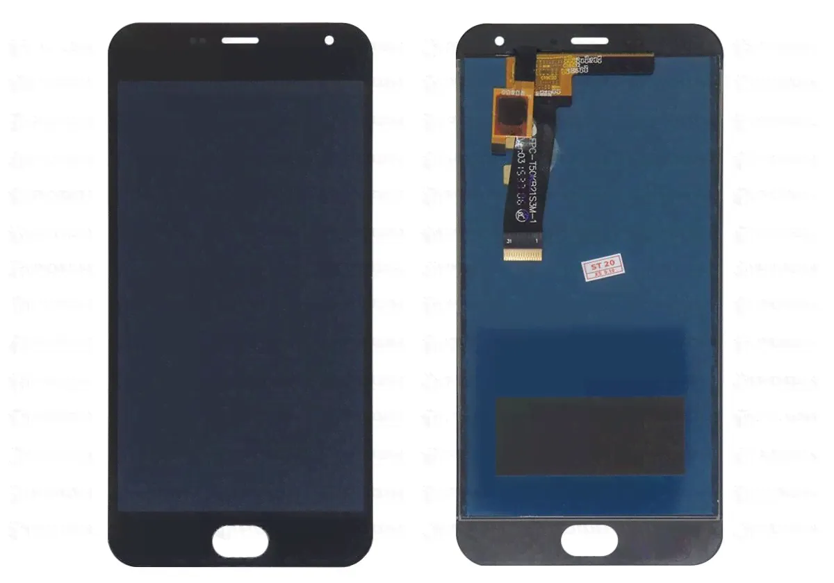 Дисплей Meizu M2 Mini (M578h)+тачскрин (черный)
