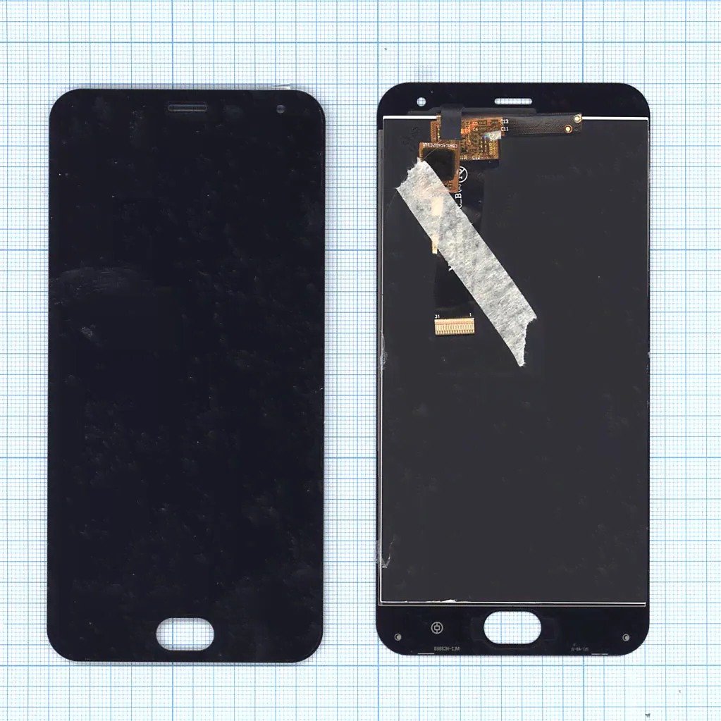 Дисплей для Meizu M2 mini черный-0