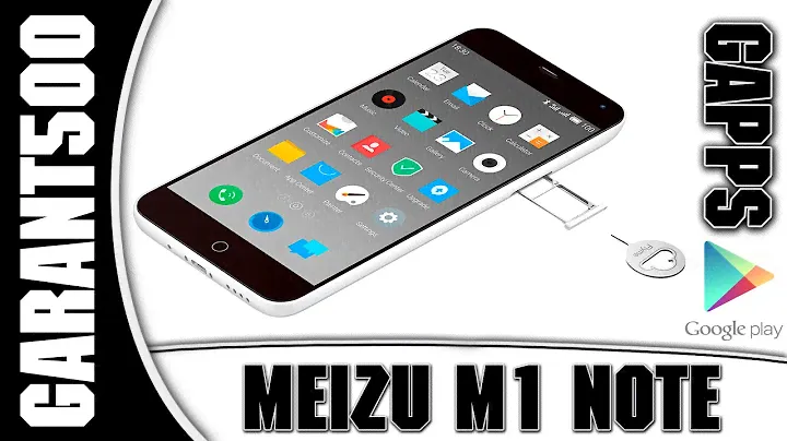 MEIZU M1 NOTE установка GAPPS